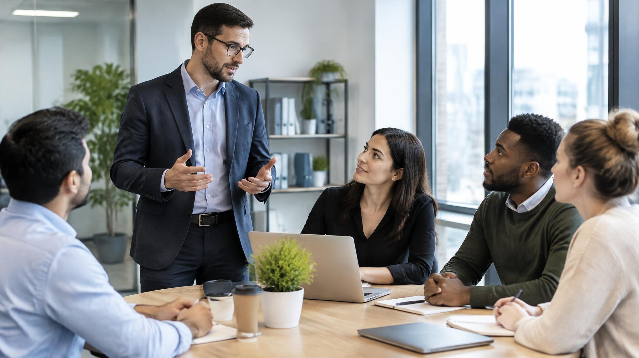 business team discussion